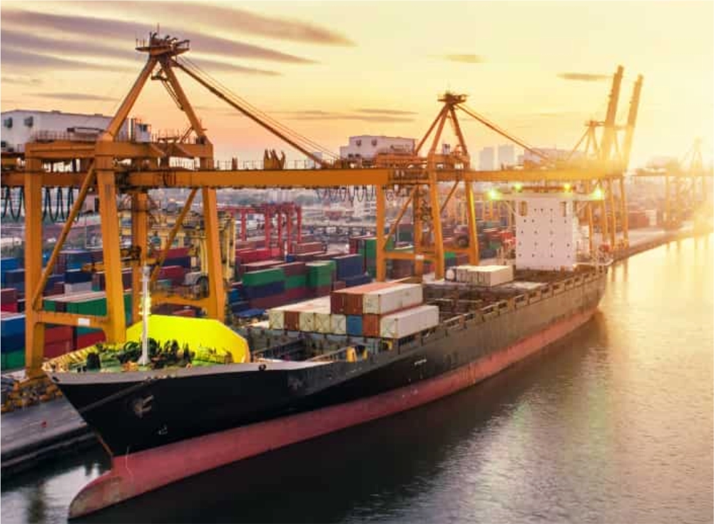 A doctor working with a group in a village community development.